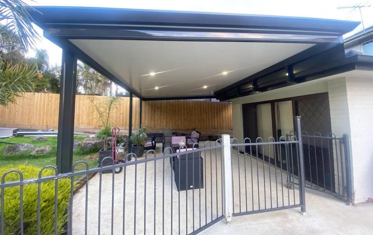 Monument colour insulated verandah Melbourne