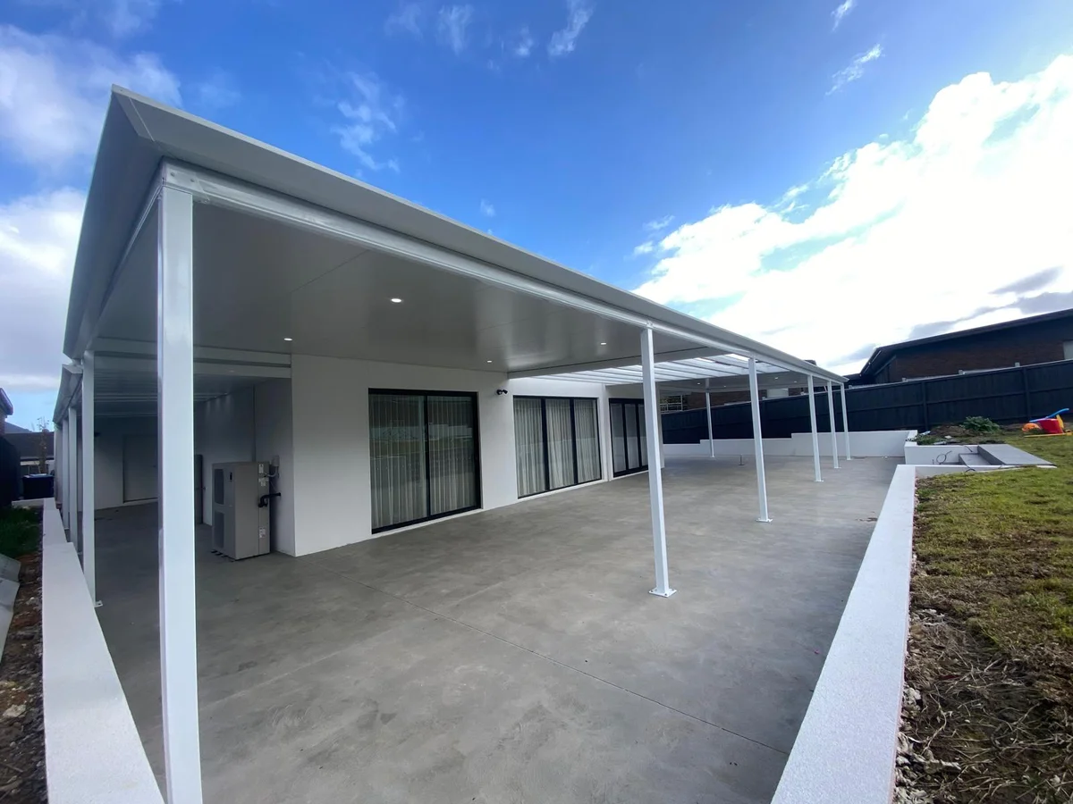 Large insulated verandah backyard Melbourne