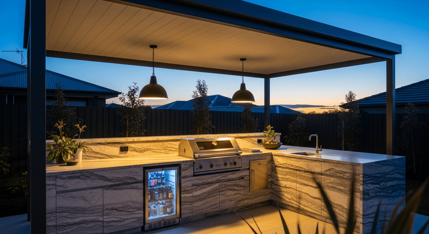 Planning an Outdoor Kitchen Under Your Pergola