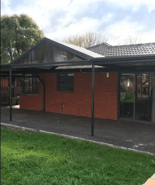 Large gable patio extension
