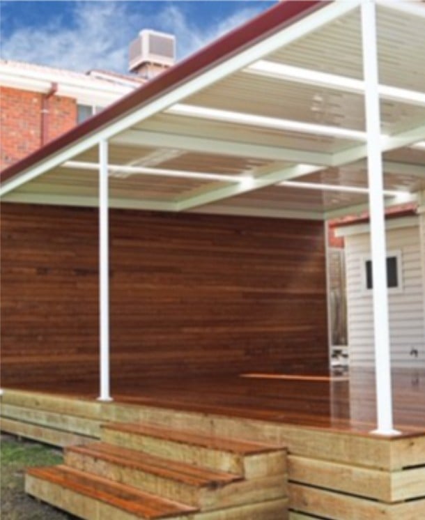 Timber deck in Springvale